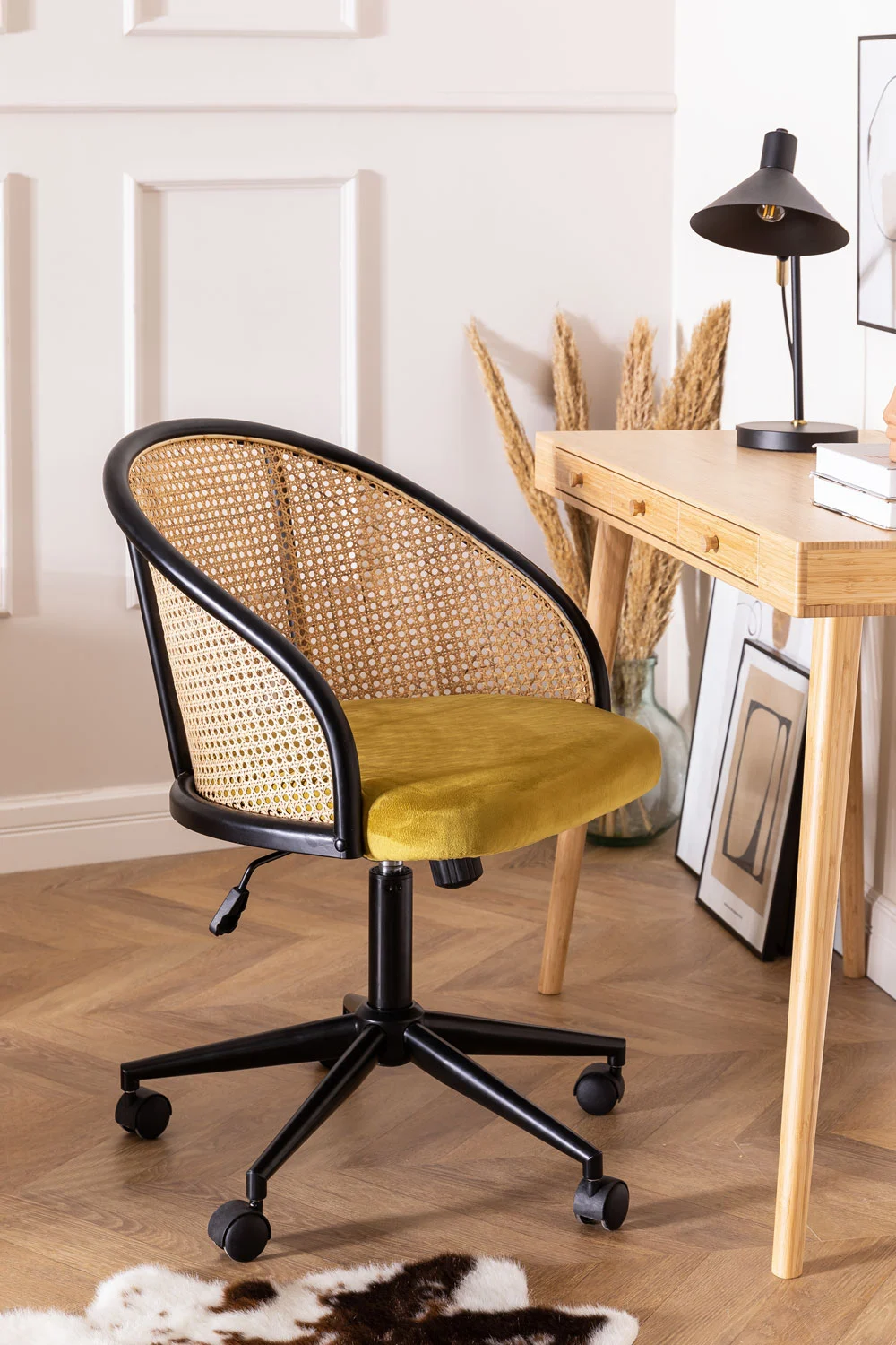 Silla de Escritorio con Ruedas Khloé tienda Jameos Estudio