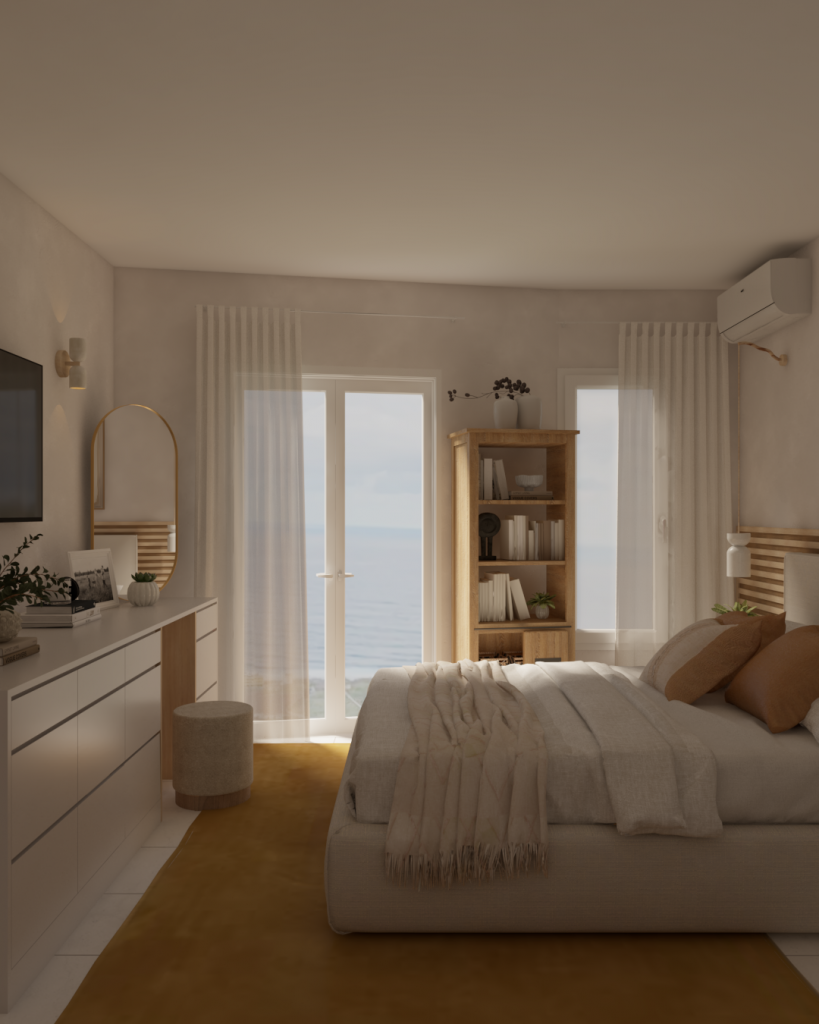 Proyecto de diseño de interiores y decoración. Asesoramiento decorativo Casa CV en Guía Gran Canaria.