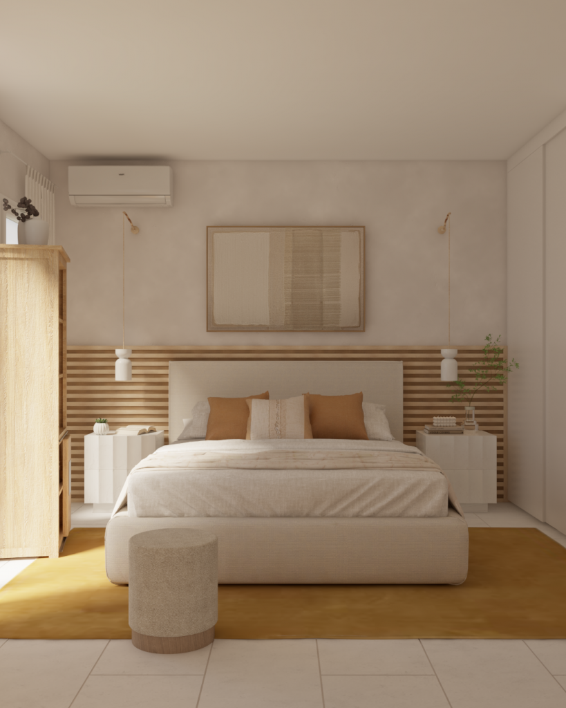 Proyecto de diseño de interiores y decoración. Asesoramiento decorativo Casa CV en Guía Gran Canaria.