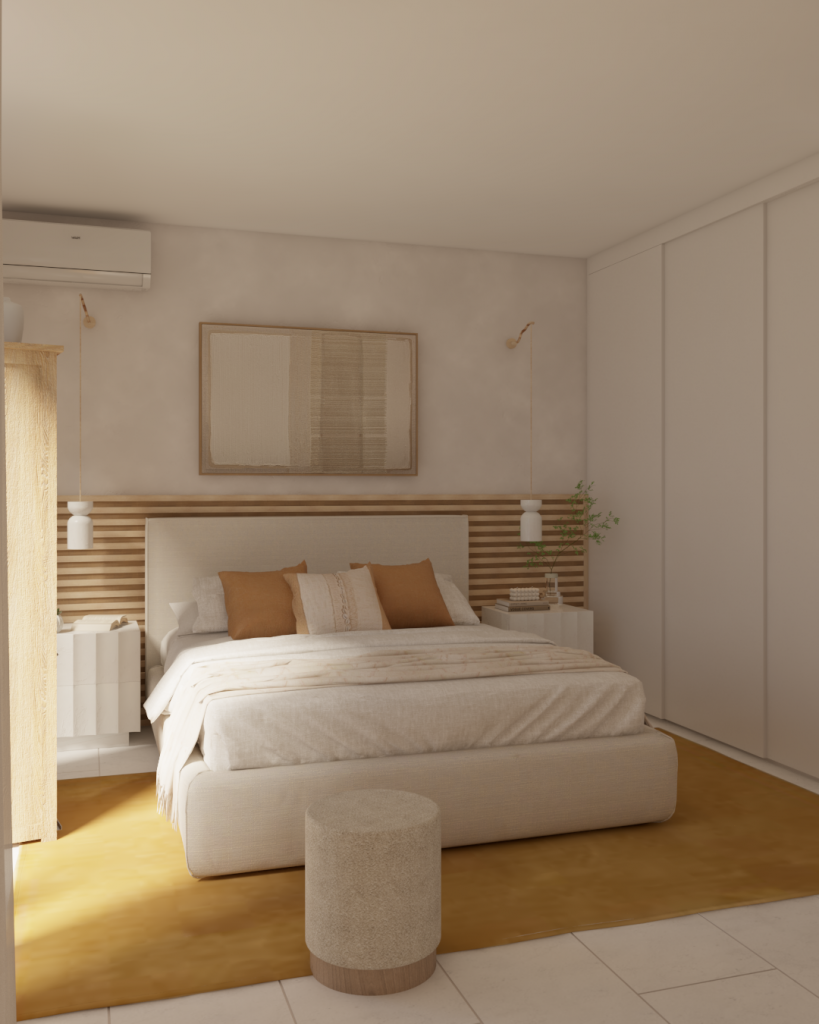 Proyecto de diseño de interiores y decoración. Asesoramiento decorativo Casa CV en Guía Gran Canaria.