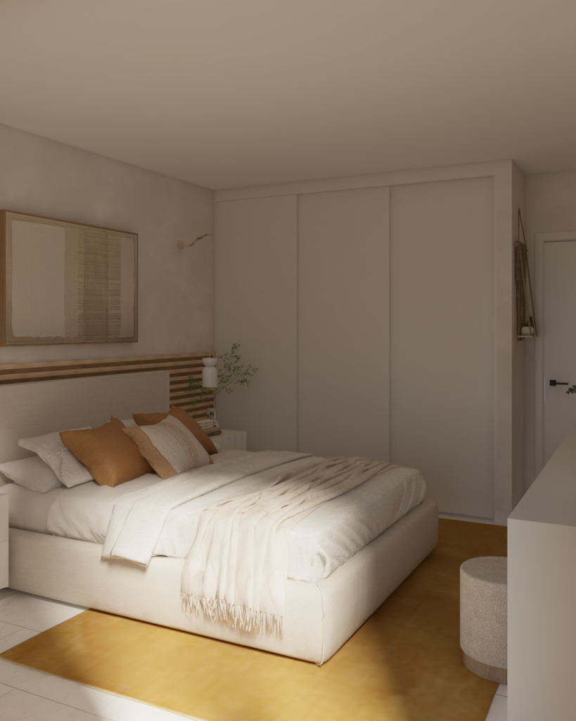 Proyecto de diseño de interiores y decoración. Asesoramiento decorativo Casa CV en Guía Gran Canaria.