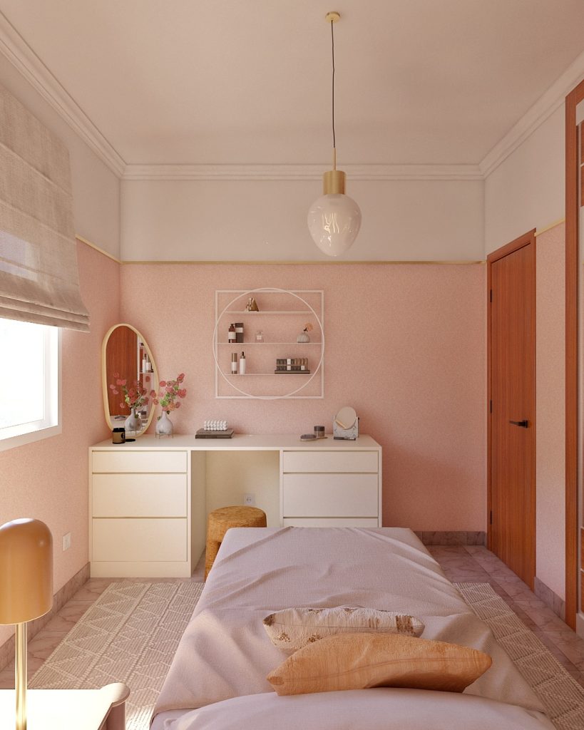 Proyecto de diseño de interiores y decoración. Asesoramiento decorativo Casa L10 en Guía Gran Canaria.