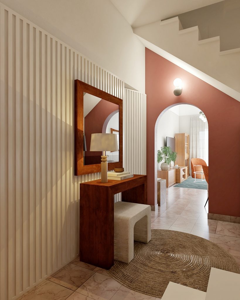 Proyecto de diseño de interiores y decoración. Asesoramiento decorativo Casa L10 en Guía Gran Canaria.