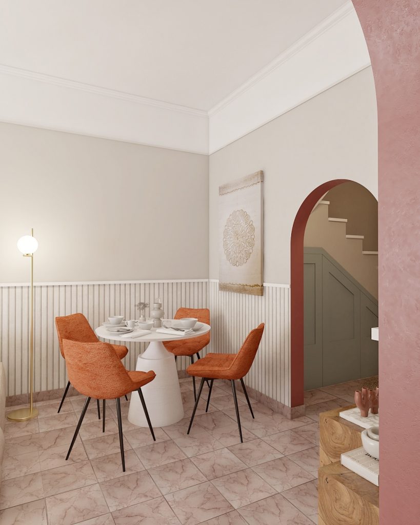 Proyecto de diseño de interiores y decoración. Asesoramiento decorativo Casa L10 en Guía Gran Canaria.