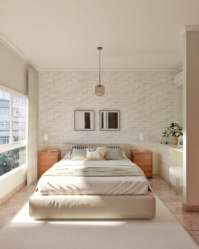 Proyecto de diseño de interiores y decoración. Asesoramiento decorativo Casa L10 en Guía Gran Canaria.
