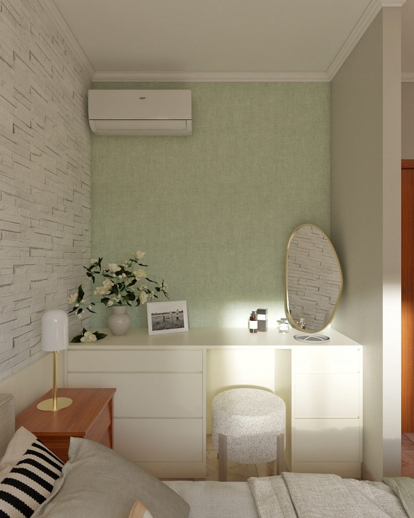 Proyecto de diseño de interiores y decoración. Asesoramiento decorativo Casa L10 en Guía Gran Canaria.