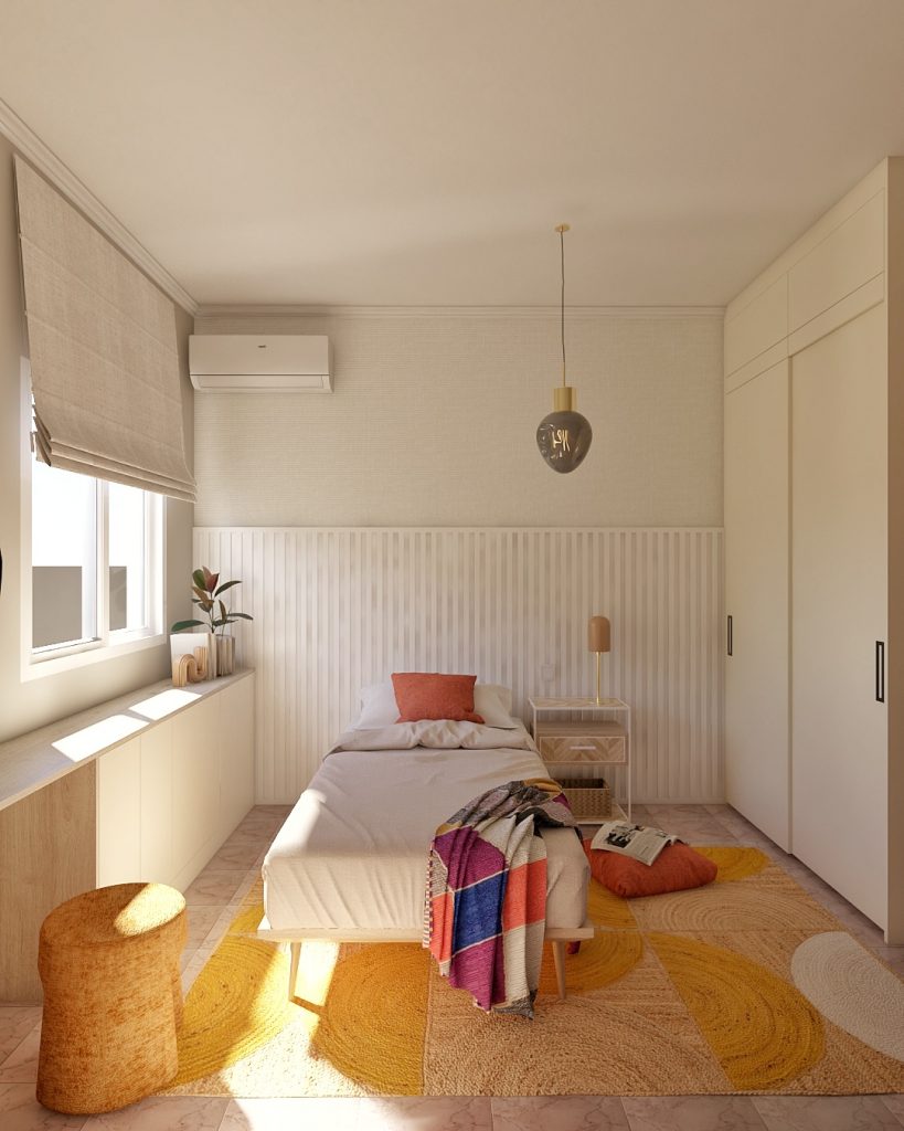 Proyecto de diseño de interiores y decoración. Asesoramiento decorativo Casa L10 en Guía Gran Canaria.