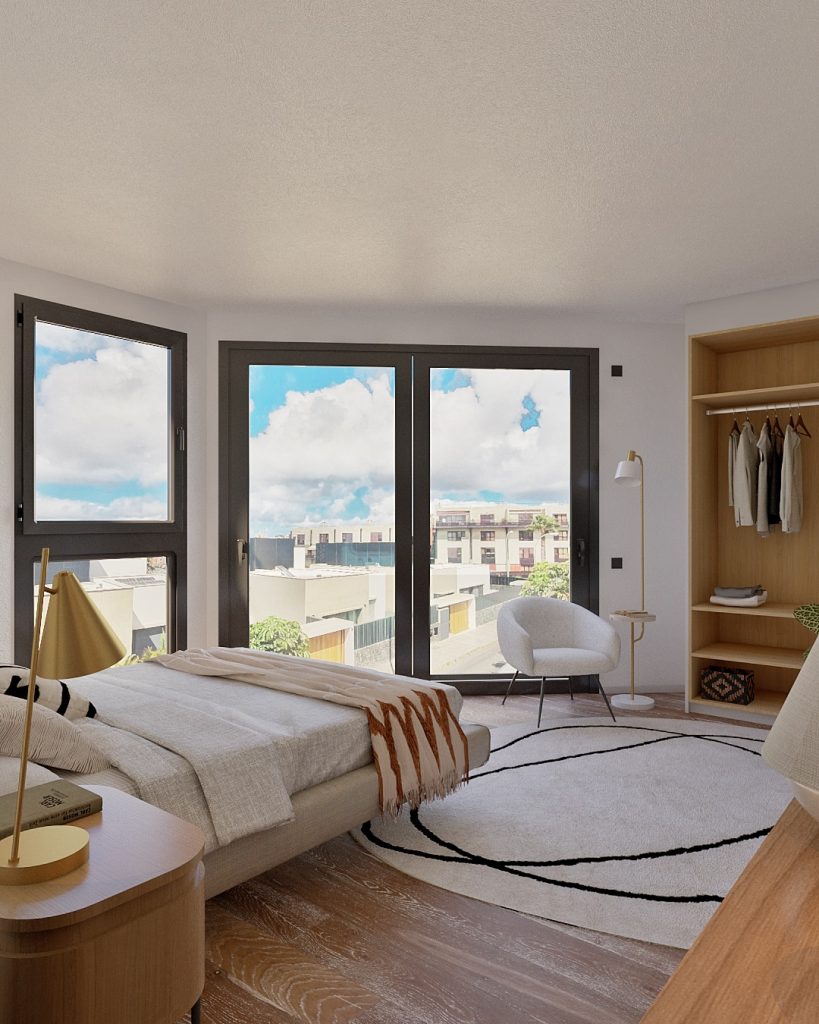 Proyecto de diseño de interiores y decoración. Asesoramiento decorativo Home Staging Las Ramblas Living en Guía Gran Canaria.