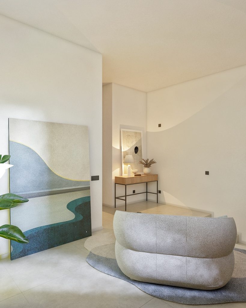 Proyecto de diseño de interiores y decoración. Asesoramiento decorativo Home Staging Las Ramblas Living en Guía Gran Canaria.