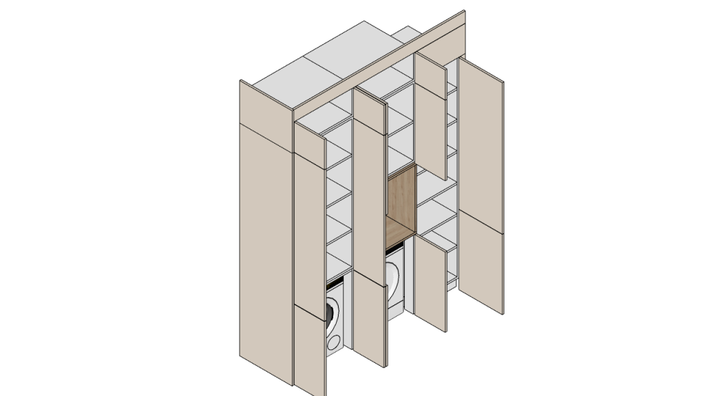 Mueble a medida - Proyecto de interiorismo - Casa AP