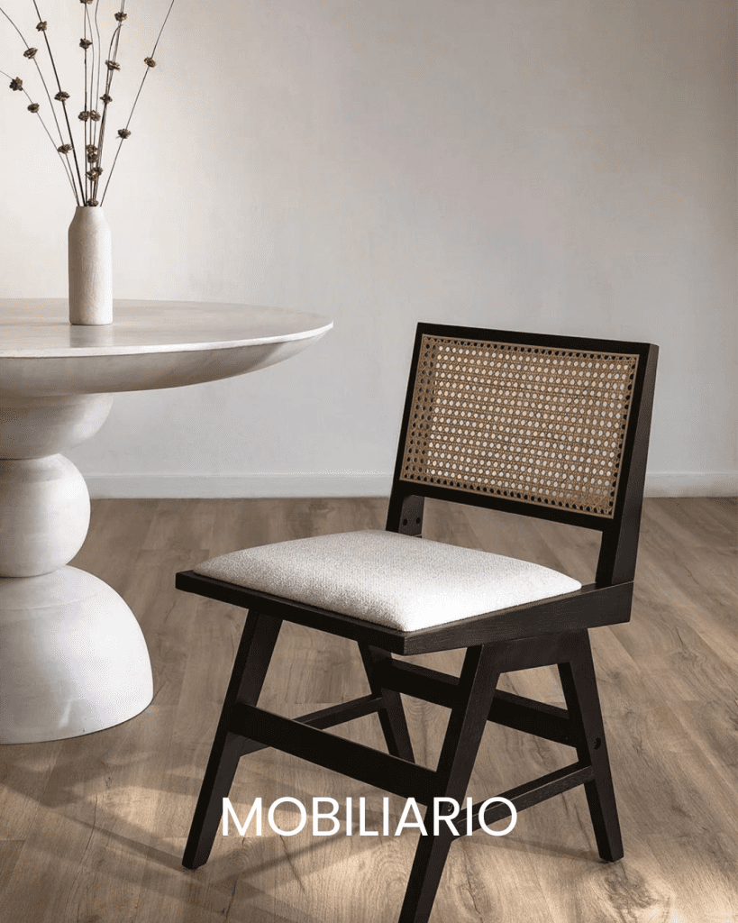 Mobiliario menu Jameos Estudio
