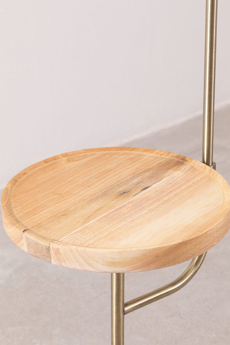 Lámpara de Pie con Mesa