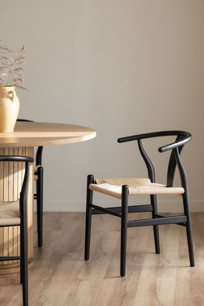 Silla de comedor Wish Negro Tienda decoración Jameos Estudio