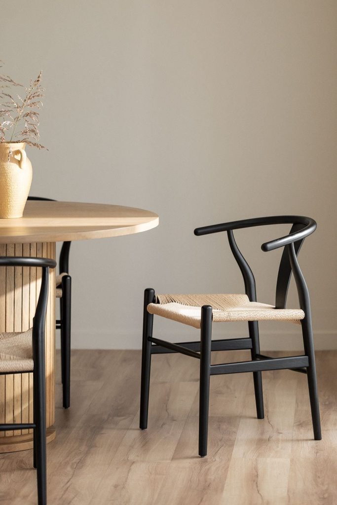 Silla de comedor Wish Negro Tienda decoración Jameos Estudio