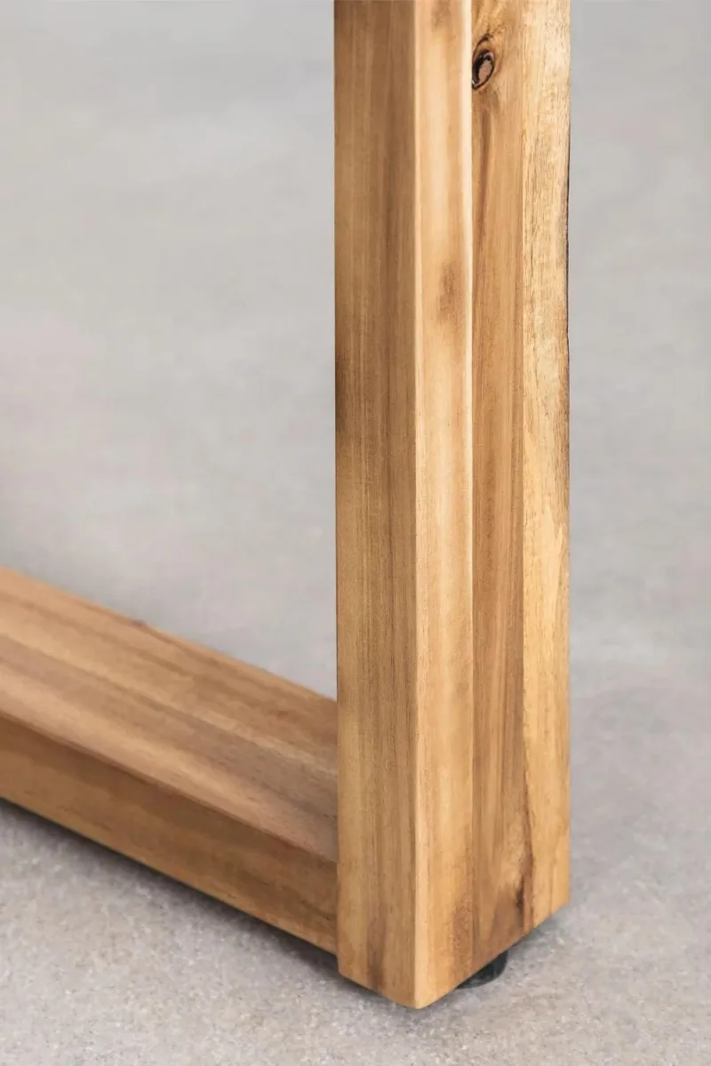 Mesa de Jardín Rectangular en Madera de Acacia (180x90 cm) Nolar
