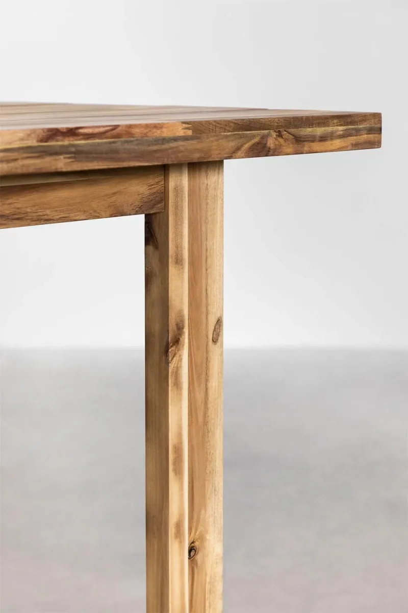 Mesa de Jardín Rectangular en Madera de Acacia (180x90 cm) Nolar