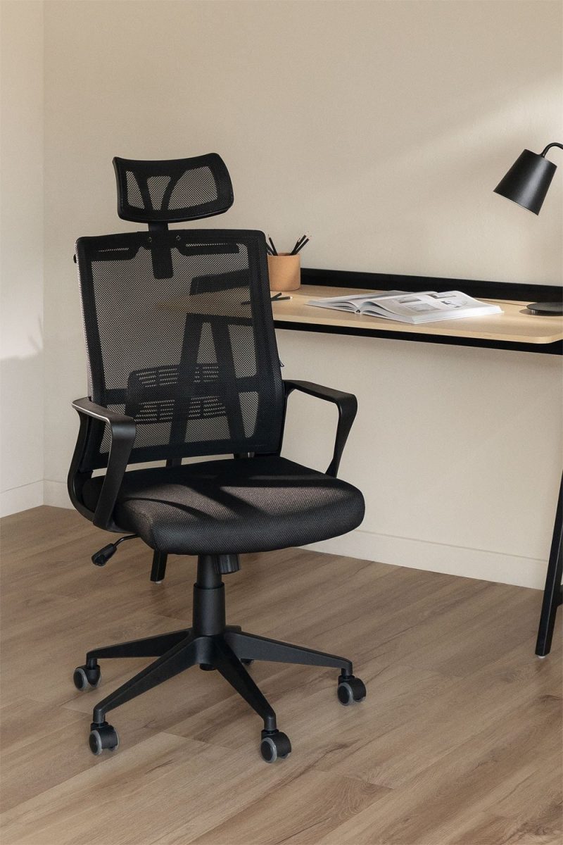 Silla de escritorio negra