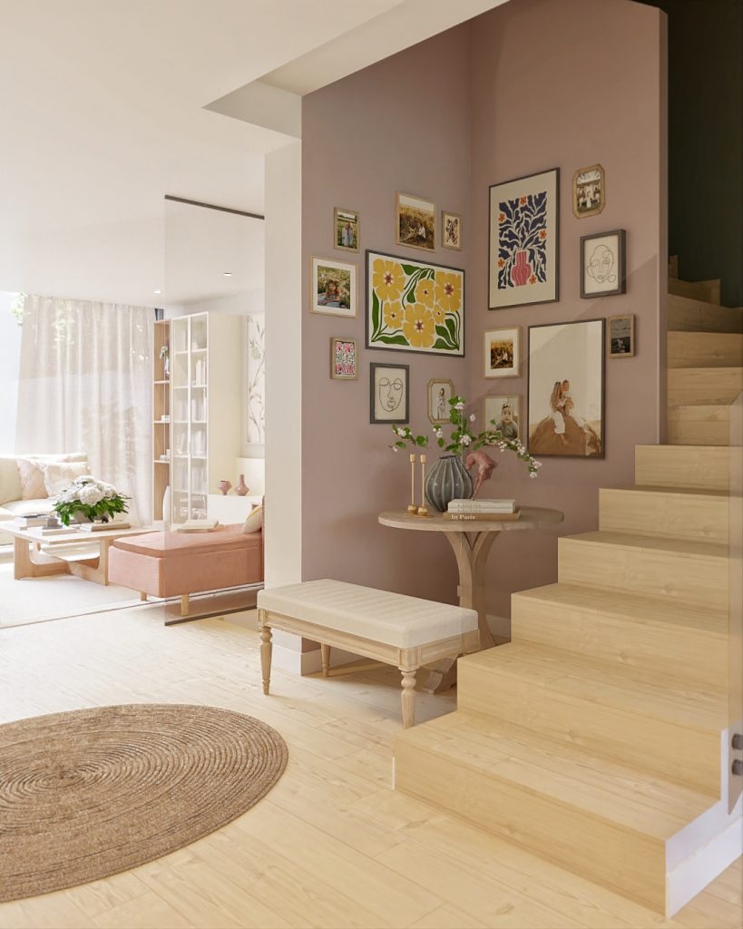 Proyecto de diseño de interiores y decoración. Asesoramiento decorativo Casa 5+1 en Guía Gran Canaria.