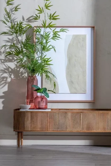 Mueble TV de Madera de Mango Natural 175 x 35 x 50 cm