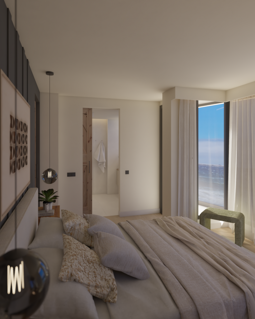 Proyecto de diseño de interiores y decoración. Asesoramiento decorativo Casa KF en Guía Gran Canaria. Renovación de habitación en Gran Canaria.
