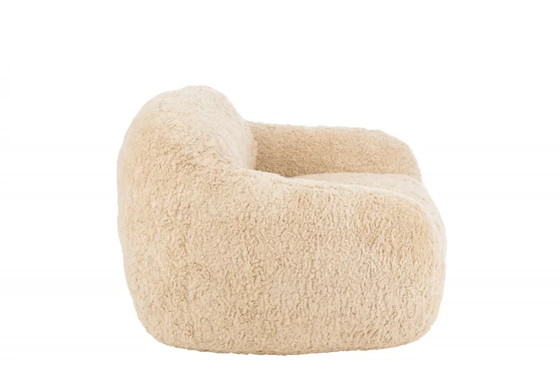 Sofá borreguito crema tienda online Jameos Estudio