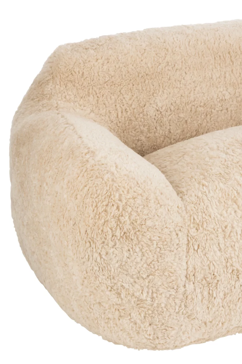 Sofá borreguito crema tienda online Jameos Estudio