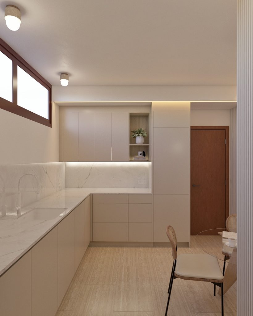 Proyecto de diseño de interiores y decoración. Asesoramiento decorativo Casa GG en Guía Gran Canaria. Renovación de cocina en Gran Canaria.