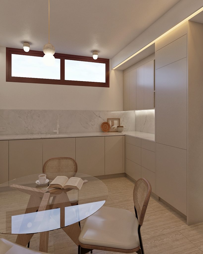 Proyecto de diseño de interiores y decoración. Asesoramiento decorativo Casa GG en Guía Gran Canaria. Renovación de cocina en Gran Canaria.