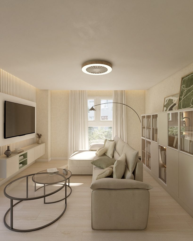 Proyecto de diseño de interiores y decoración. Asesoramiento decorativo Casa IM en Guía Gran Canaria. Renovación de salón en Gran Canaria.