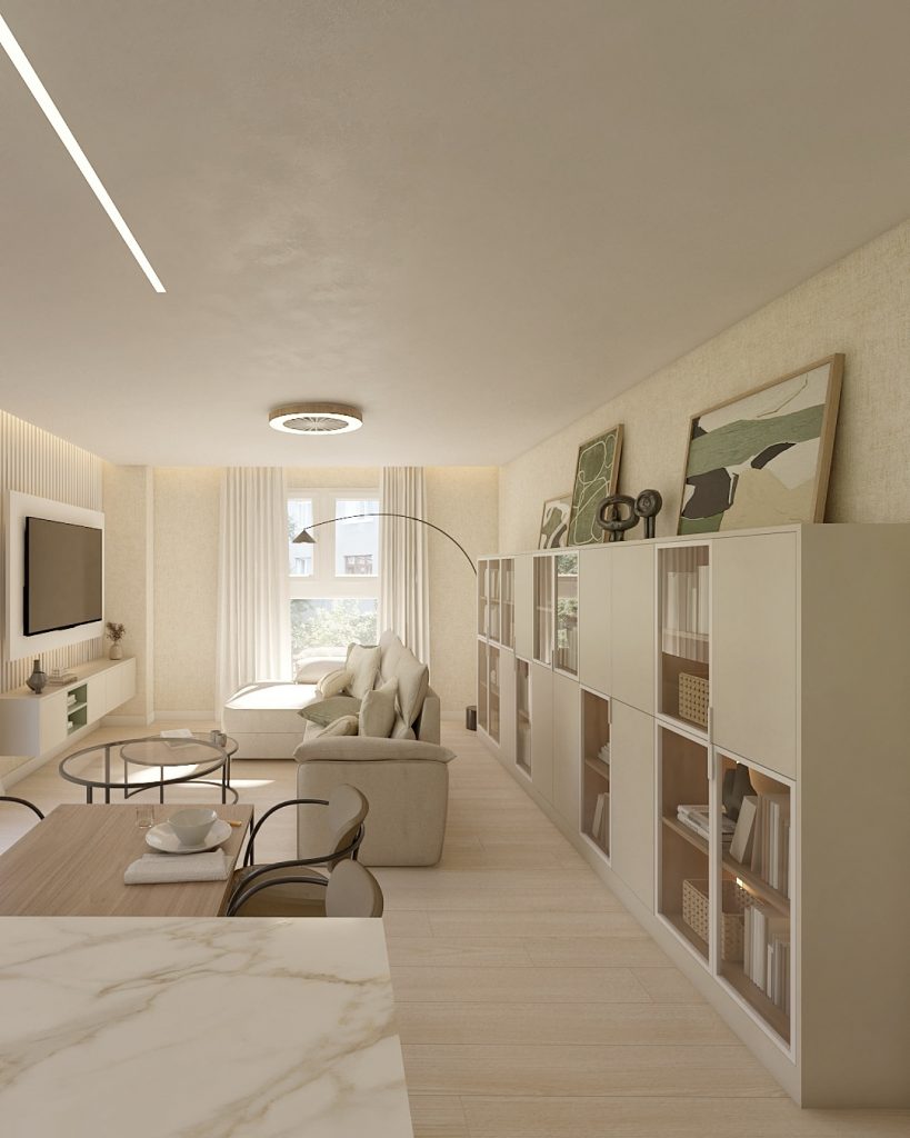 Proyecto de diseño de interiores y decoración. Asesoramiento decorativo Casa IM en Guía Gran Canaria. Renovación de salón en Gran Canaria.