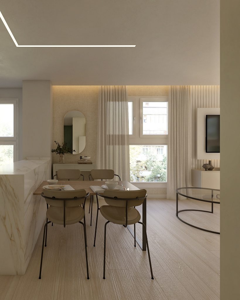 Proyecto de diseño de interiores y decoración. Asesoramiento decorativo Casa IM en Guía Gran Canaria. Renovación de salón en Gran Canaria.