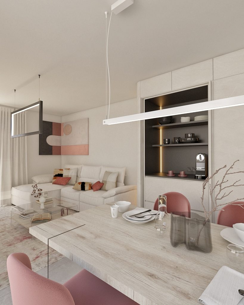 Proyecto de diseño de interiores y decoración. Asesoramiento decorativo Casa LZ en Guía Gran Canaria.