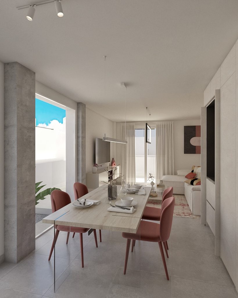 Proyecto de diseño de interiores y decoración. Asesoramiento decorativo Casa LZ en Guía Gran Canaria.