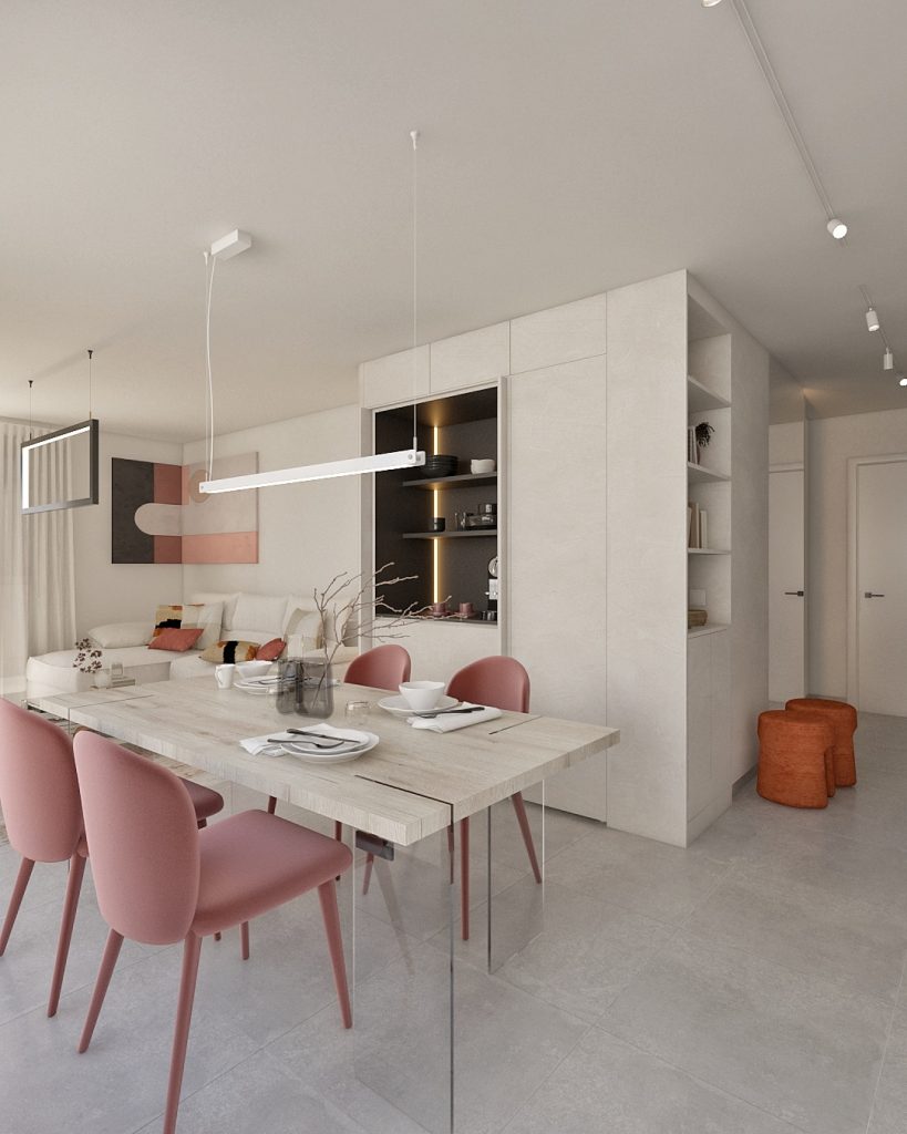 Proyecto de diseño de interiores y decoración. Asesoramiento decorativo Casa LZ en Guía Gran Canaria.