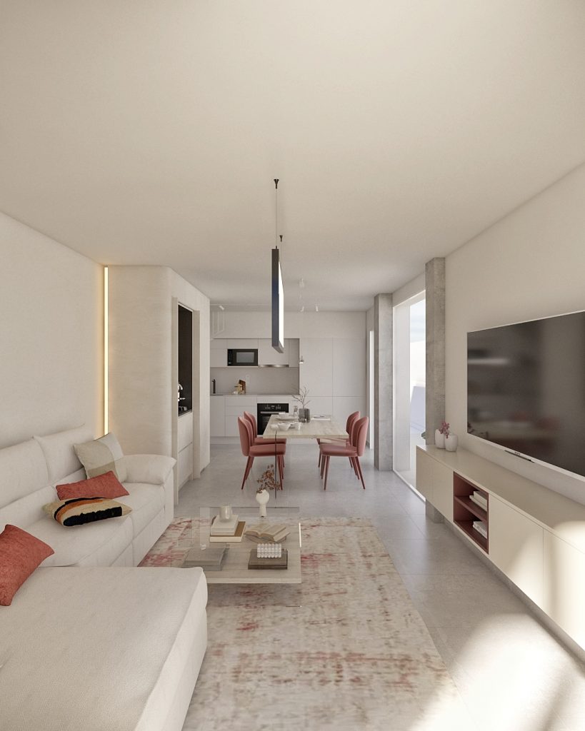 Proyecto de diseño de interiores y decoración. Asesoramiento decorativo Casa LZ en Guía Gran Canaria.