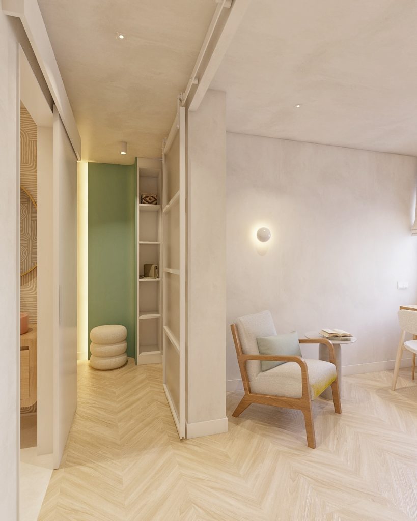 Proyecto de diseño de interiores y decoración. Asesoramiento decorativo Casa LH en Guía Gran Canaria. Renovación de habitación en Gran Canaria.