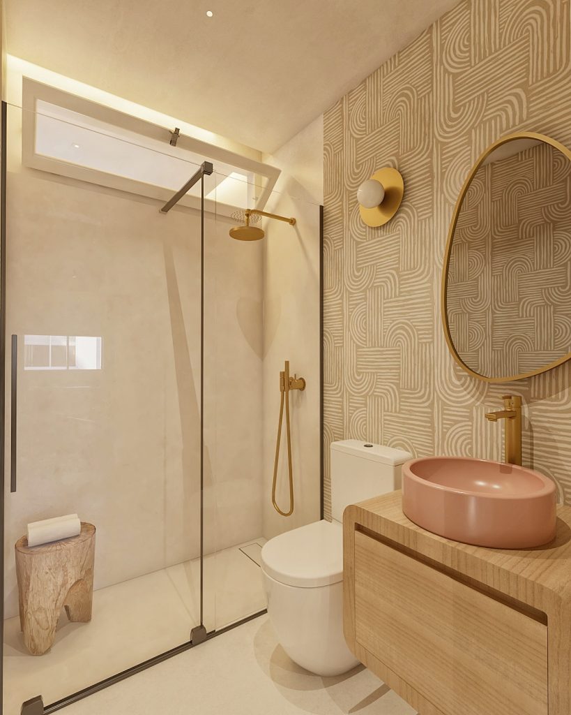 Proyecto de diseño de interiores y decoración. Asesoramiento decorativo Casa LH en Guía Gran Canaria. Renovación de habitación en Gran Canaria.