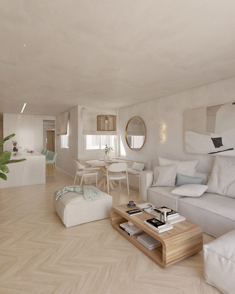 Proyecto de diseño de interiores y decoración. Asesoramiento decorativo Casa LH en Guía Gran Canaria. Renovación de habitación en Gran Canaria.