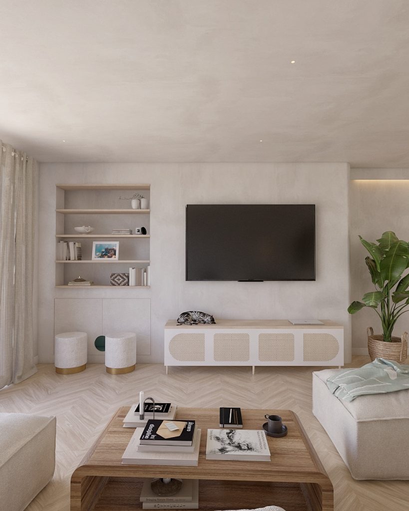 Proyecto de diseño de interiores y decoración. Asesoramiento decorativo Casa LH en Guía Gran Canaria. Renovación de habitación en Gran Canaria.