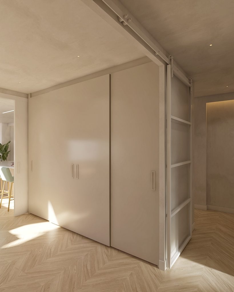 Proyecto de diseño de interiores y decoración. Asesoramiento decorativo Casa LH en Guía Gran Canaria. Renovación de habitación en Gran Canaria.