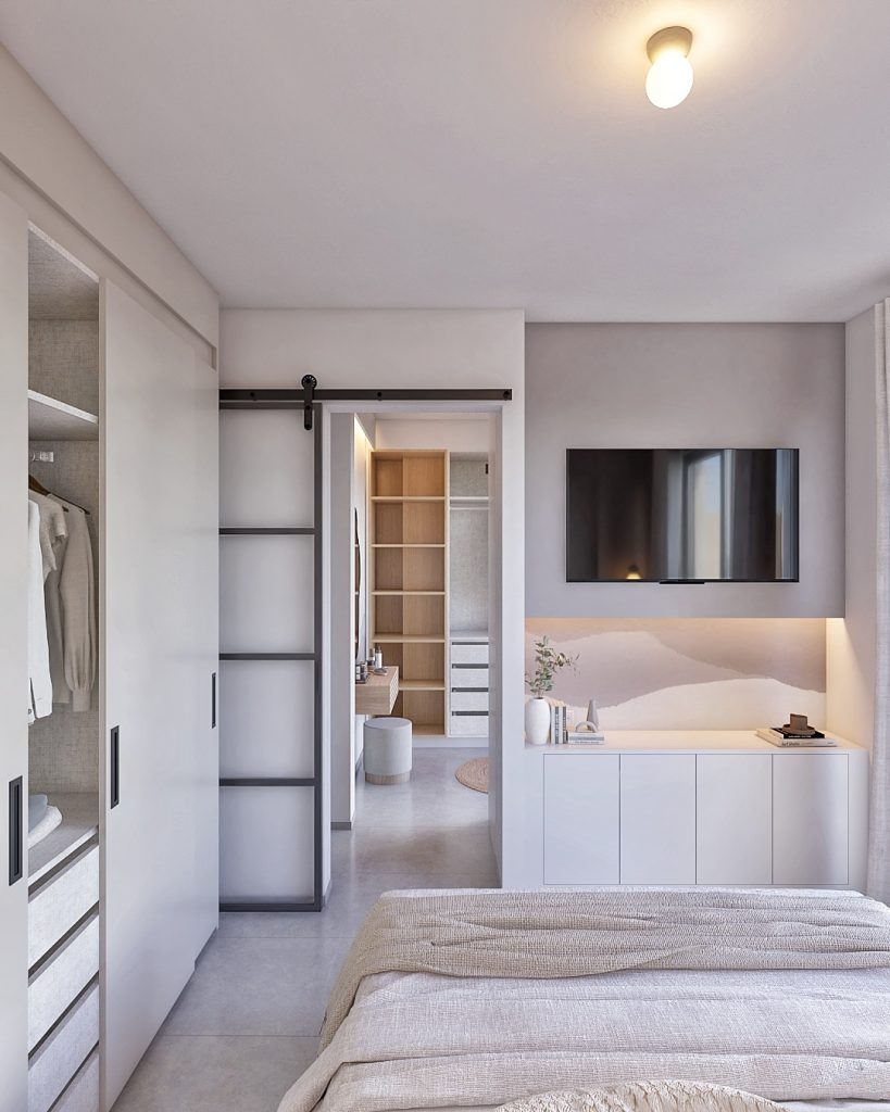 Proyecto de diseño de interiores y decoración. Asesoramiento decorativo Casa LZ en Guía Gran Canaria.