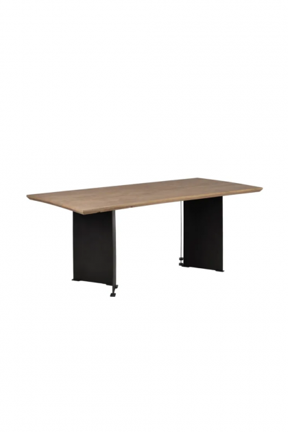 Mesa de Comedor Natural Madera-Hierro tienda online Jameos Estudio