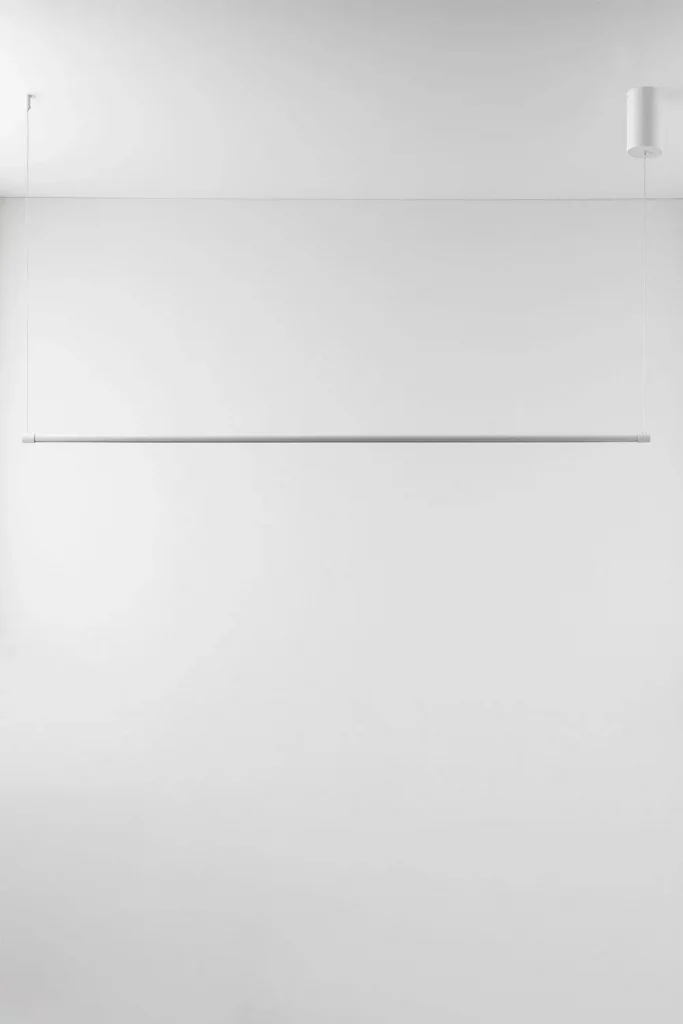 Lampara colgante metal color blanco tienda Jameos Estudio