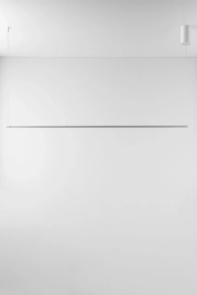 Lampara colgante metal color blanco tienda Jameos Estudio