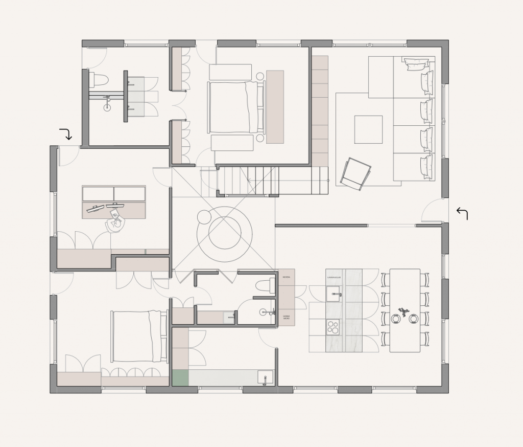 Proyecto de interiorismo residencial en Gran Canaria Casa VS